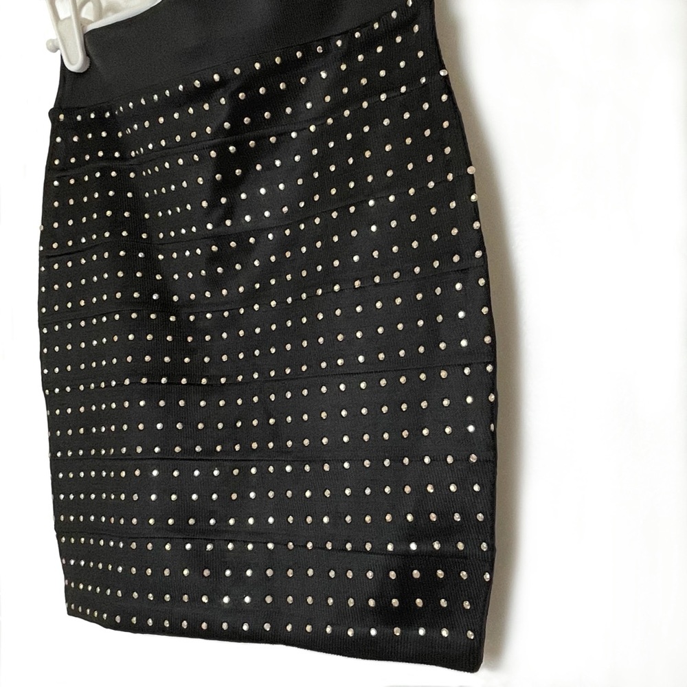 BodyCon Studded Skirt~ Black